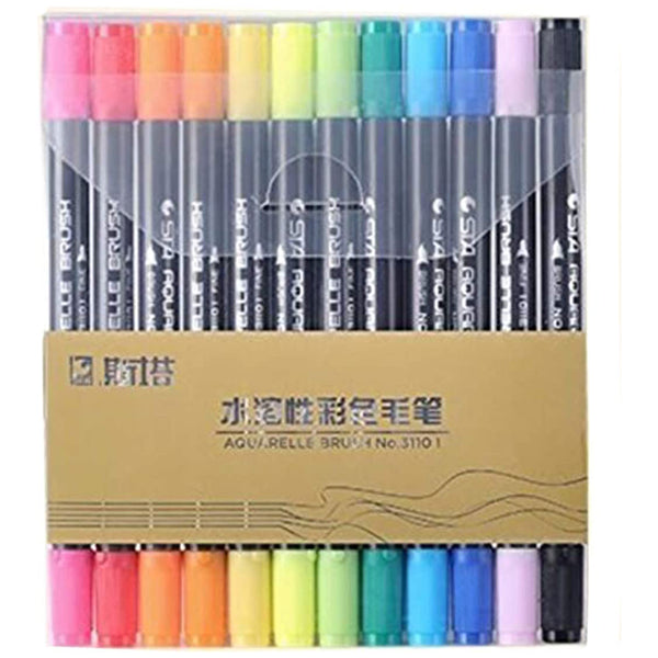 STA Dual Coloring Watercolor Brush Pen