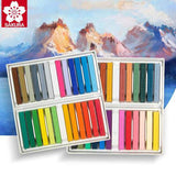 Sakura Nouvel Carre Pastels Colour Set Of 24 - thestationerycompany.pk