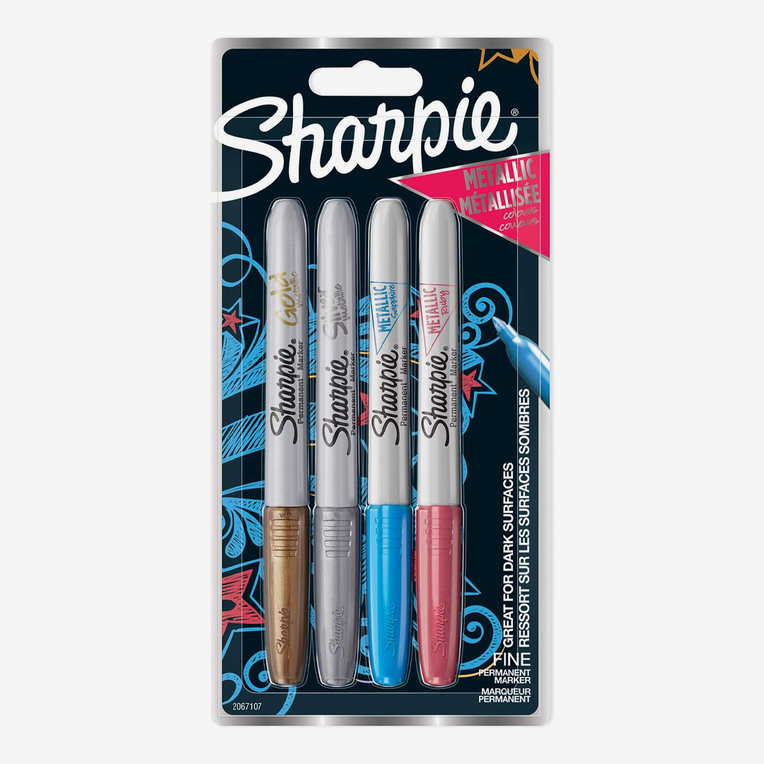 Sharpie Metallic Permanent Markers Set Of 4