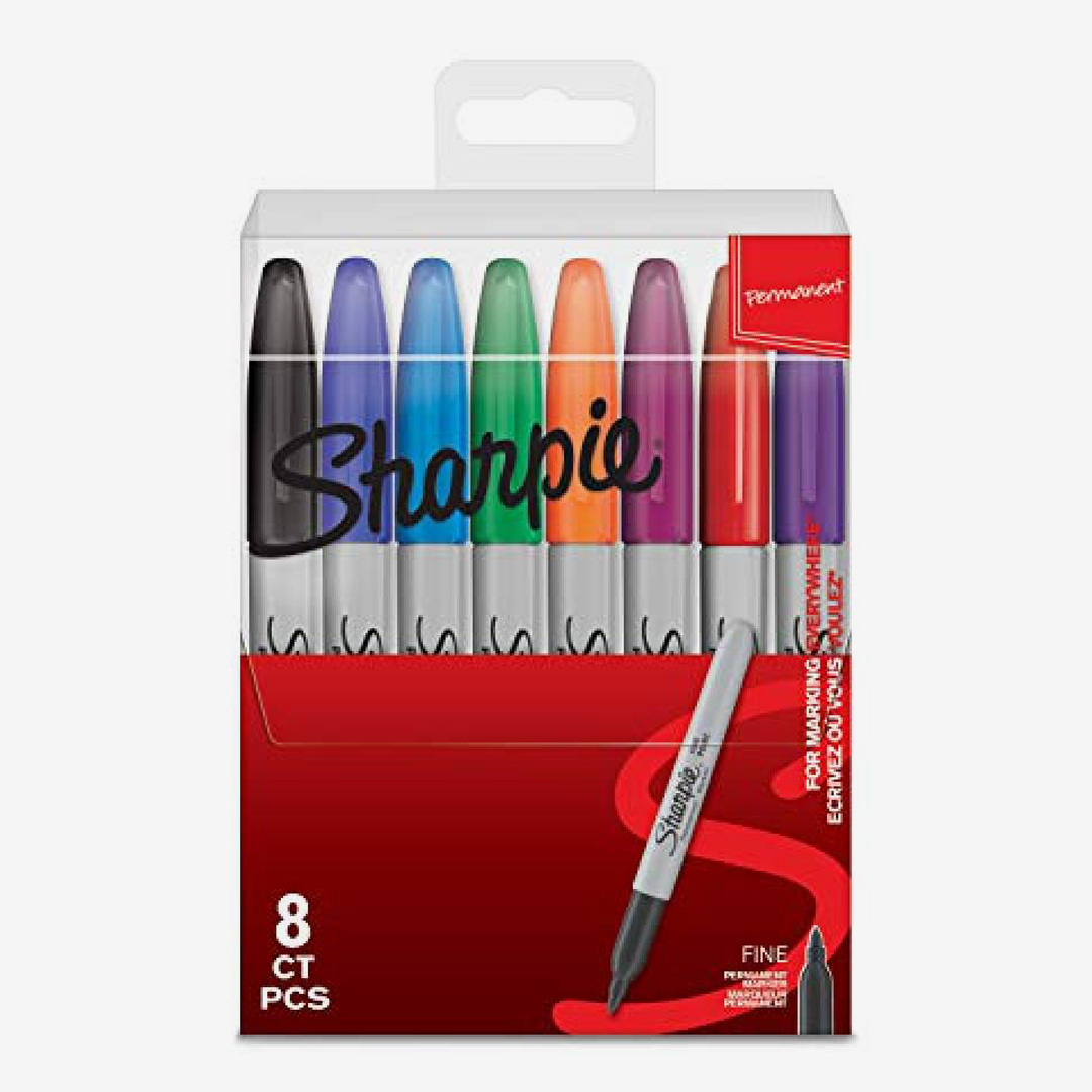 Sharpie Permanent Color Marker Pack Of 8