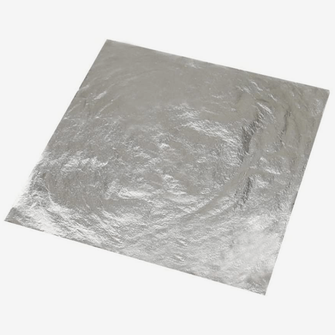 Silver Leaf Foil Sheets - Pack of 25
