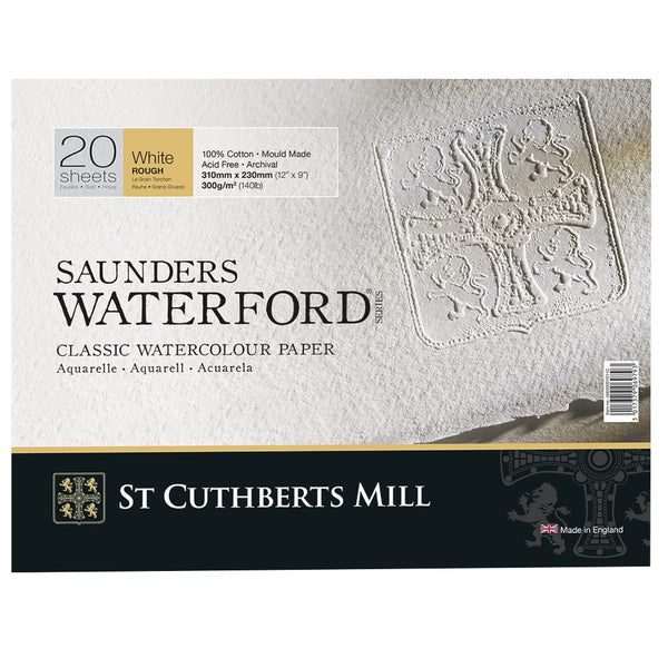 Saunders Waterford Watercolor Paper Pads 12 x 9 (inches)