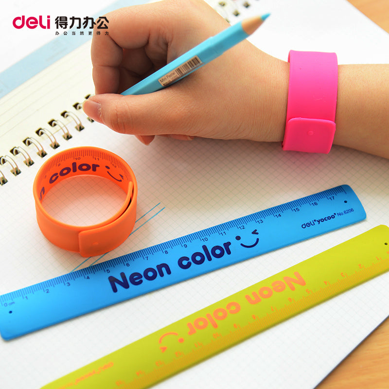 Ruler Slap Bracelets Bands Colorful Ruler Snap Bands - Temu Italy