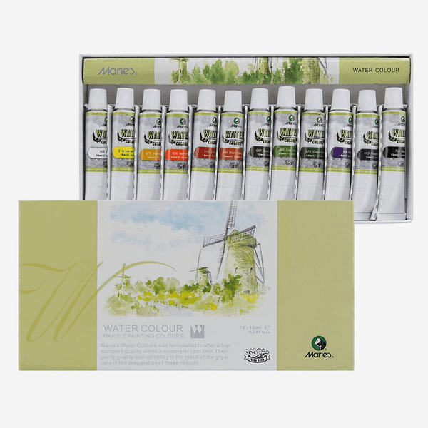 Marie’s Watercolor Painting Tube Set 12 Color