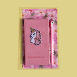 Unicorn Journal Notebook With Gel Pen
