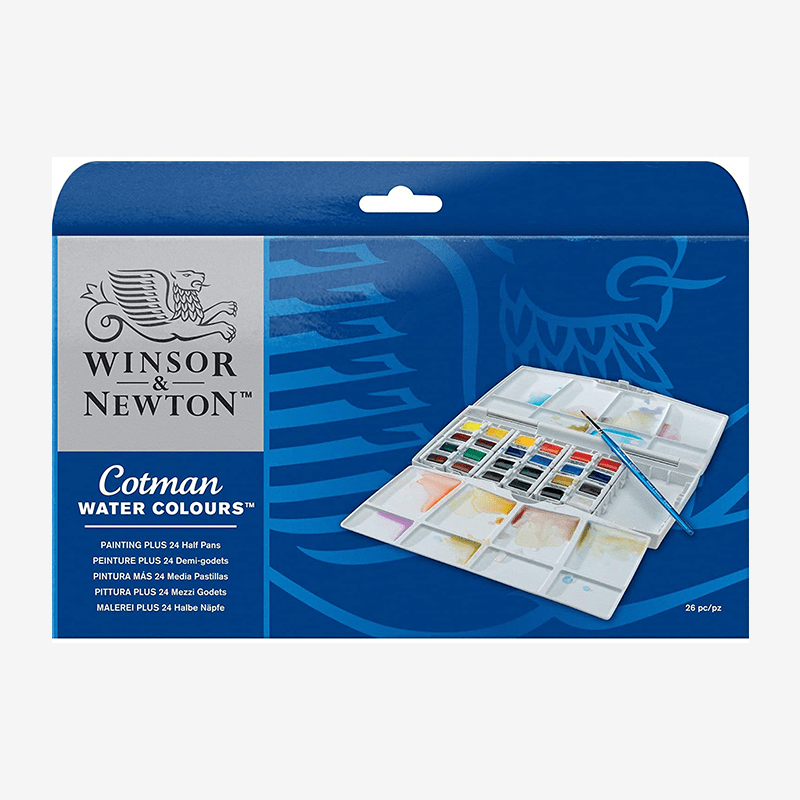 Winsor Newton Cotman Watercolor Set Of 26 Pieces - thestationerycompany.pk
