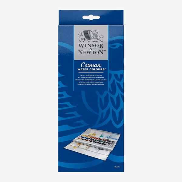 Winsor Newton Cotman Watercolor Studio Set Of 45 Half Pans