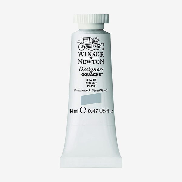 Winsor Newton Designers Gouache Paint Tube Silver - thestationerycompany.pk