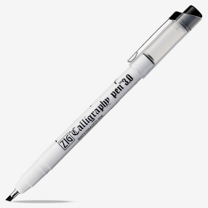 ZIG Calligraphy Pens Black - thestationerycompany.pk