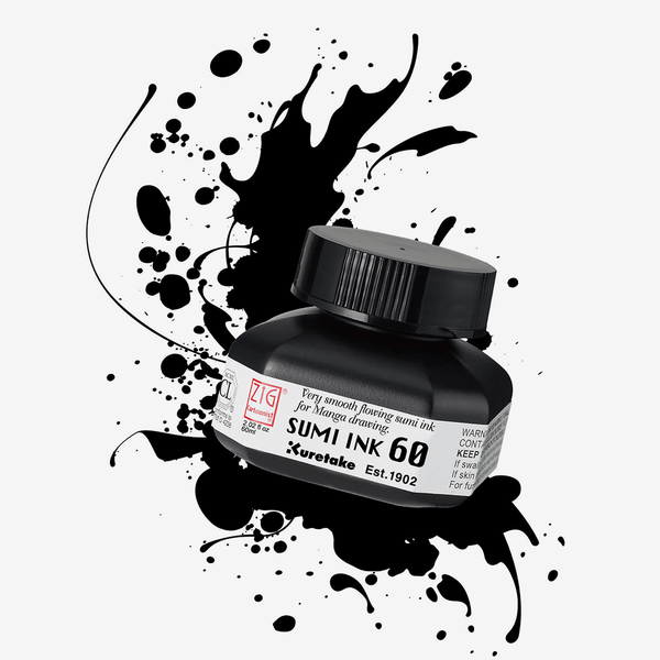 Zig Cartoonist Sumi Drawing Ink 60ml Bottle