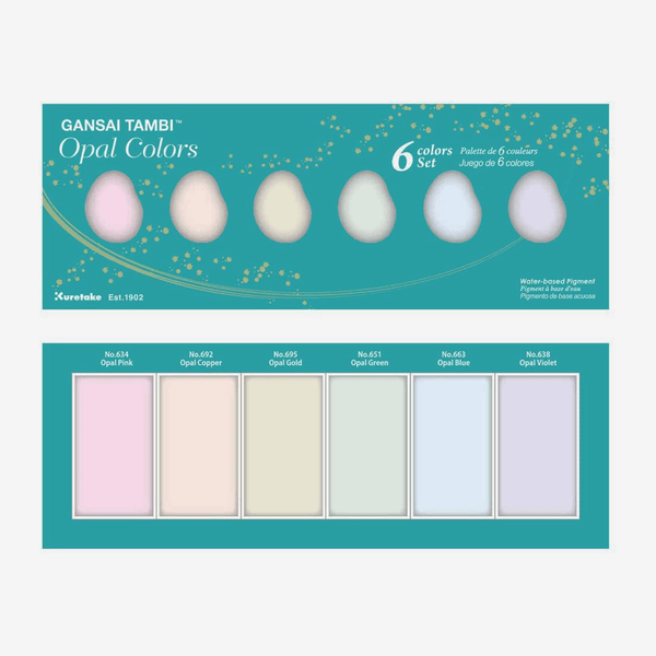Zig Gansai Tambi Opal Color Set Of 6