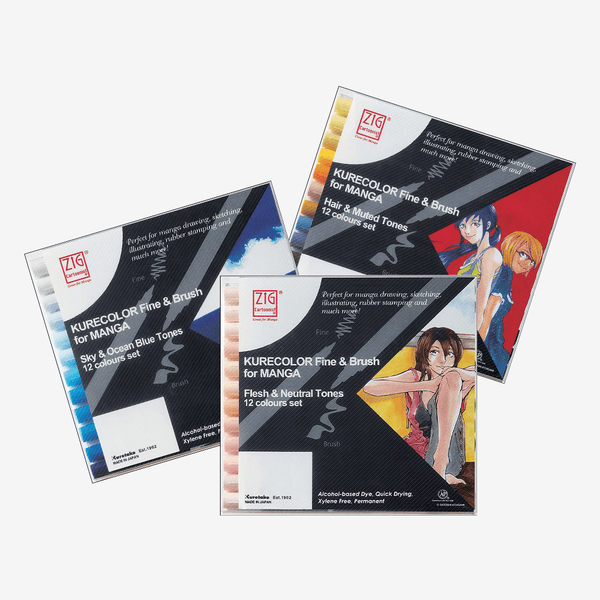 Zig Kurecolor Fine & Brush Markers