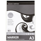 Daler Rowney Simply Marker Pad – 40 Sheets 70gsm A4 Size