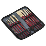 Daler Rowney Simply Natural Hairs Brush Set With Zip Case - thestationerycompany.pk