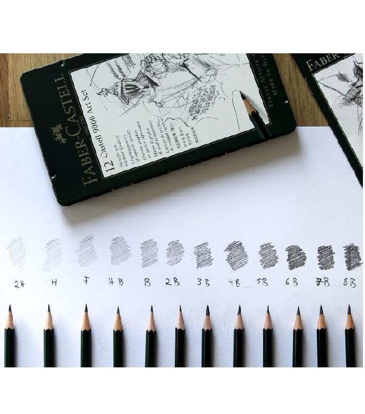 Faber Castell 9000 Artist Sketch Pencil 12 Pcs Set