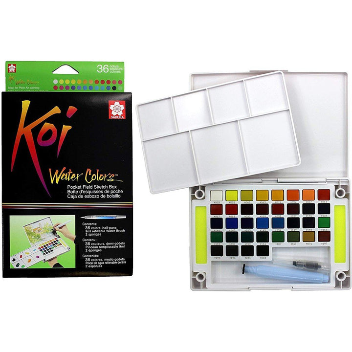 Sakura Koi Watercolor Set Of 36 - thestationerycompany.pk