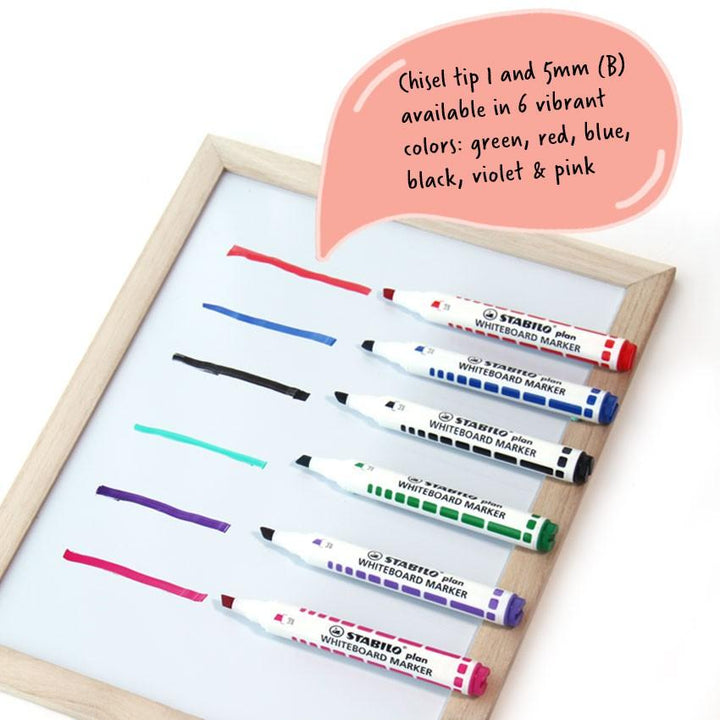 Stabilo Plan Whiteboard Marker Bullet Nib - thestationerycompany.pk