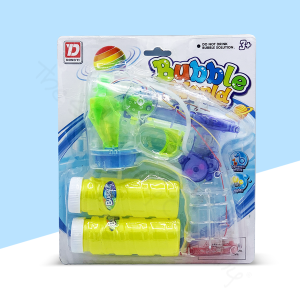 Transparent Bubble Gun with 2 Refills