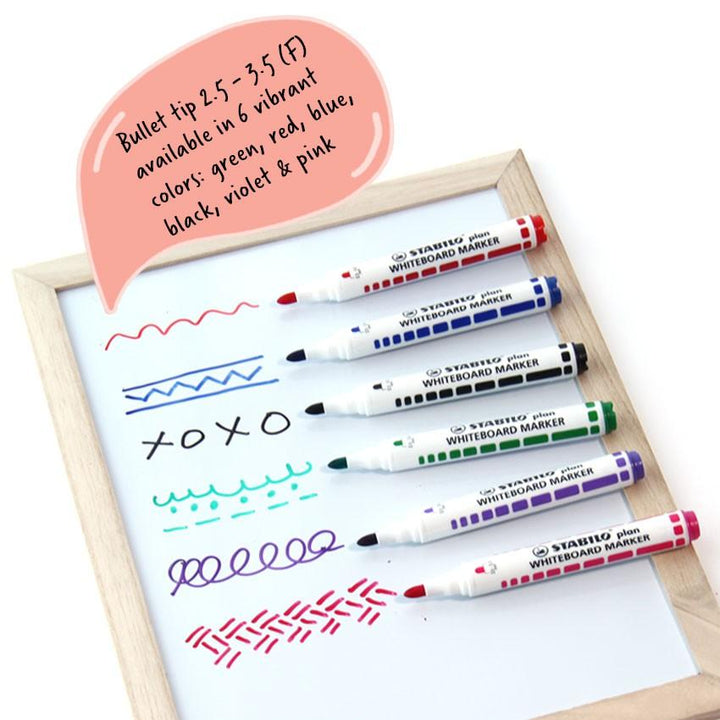 Stabilo Plan Whiteboard Marker Bullet Nib - thestationerycompany.pk