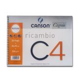 Canson C.A Grain Spiral Pad 224gsm