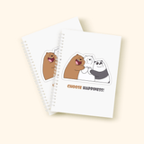 Choose Happiness Cover Spiral Notebook