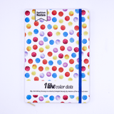 Like Color Dots Hard Cover Journal - thestationerycompany.pk