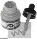 Daler Rowney FW Artist Acrylic Ink  Silver 29.5ML - thestationerycompany.pk