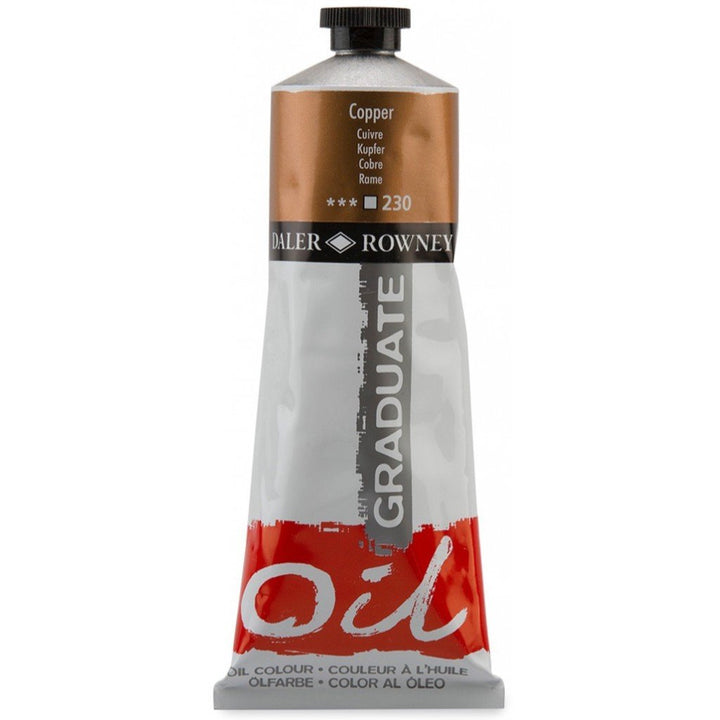 Daler Rowney Graduate Metallic Oil Paint Tubes In 38ml - thestationerycompany.pk