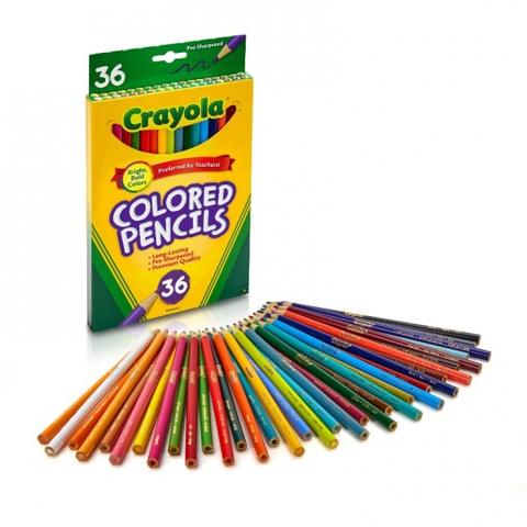 Crayola Short Barrel Colored Woodcase Pencils Pack Of 36