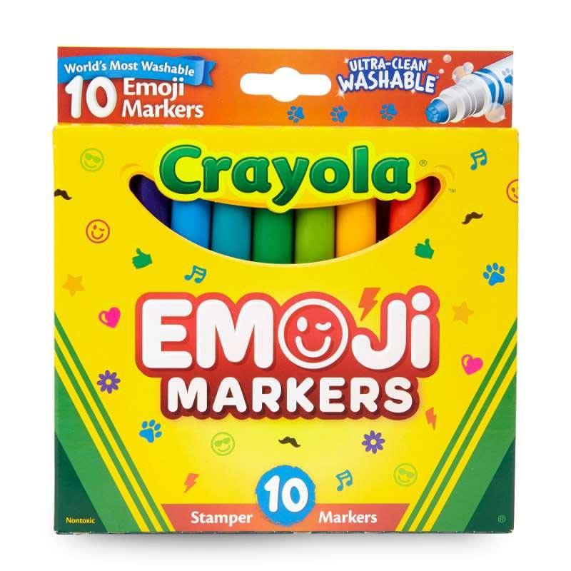 Crayola Ultra-Clean Washable Stamper Markers Pack Of 10