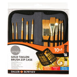 Daler Rowney Simply Natural Hairs Brush Set With Zip Case - thestationerycompany.pk