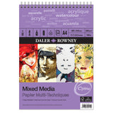 Daler Rowney Mixed Media Paper Drawing Pads - thestationerycompany.pk