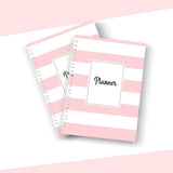 Lined Planner Spiral Notebook Style Three