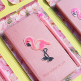 Flamingo Journal Notebook With Cute Pen