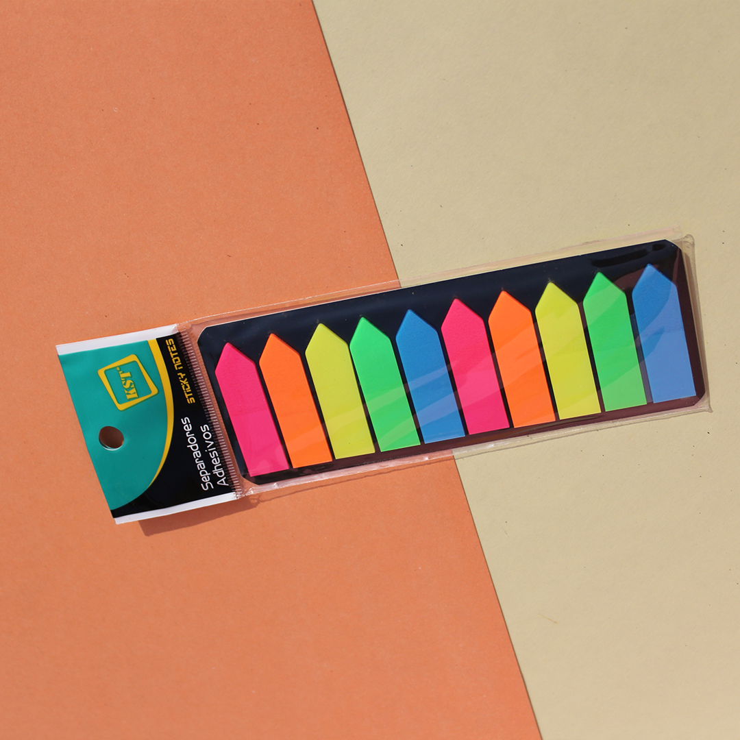 10 Color Flag Sticky Notes – thestationerycompany.pk