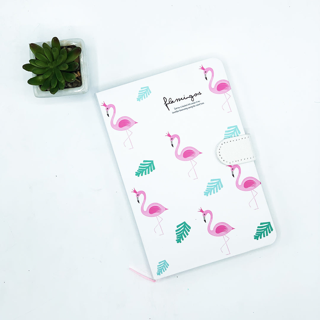 Flamingo Hard Cover Journal Notebook