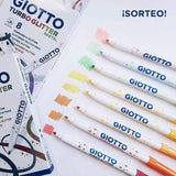 Giotto Turbo Glitter Color Marker Set Of 8 Pcs - thestationerycompany.pk