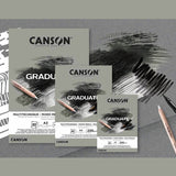 Canson Graduate Mixed Media Pad Grey 220 gsm.