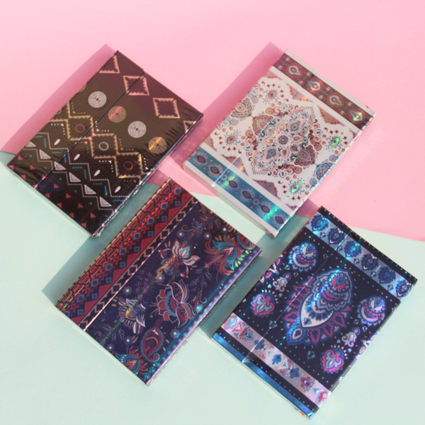 Bohemian art Style 2 Foil Journal Notebook