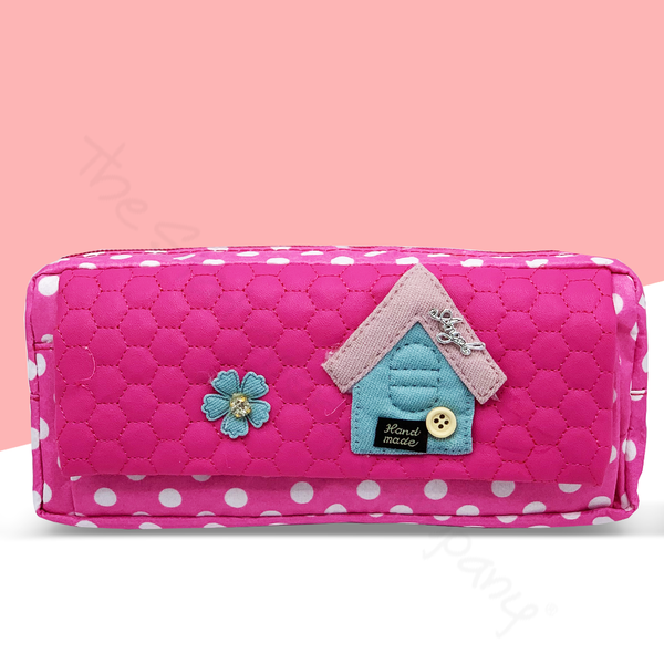 Happy Day Hand Made Nylon Fiber Pouch