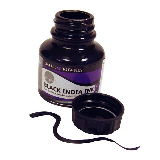 Daler Rowney Black India Ink 29.5ml - thestationerycompany.pk