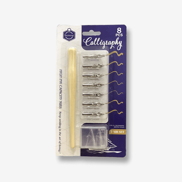 Keep Smiling Calligraphy Nib Set 7 Pcs