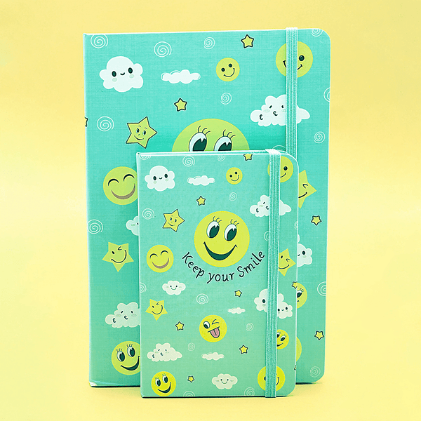 Keep your Smile Journal Notebook Green - thestationerycompany.pk