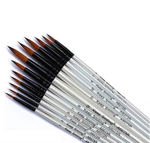 Keep Smiling Professional Fine Tip Paint Brush Sets - thestationerycompany.pk