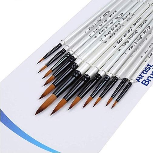 Keep Smiling Professional Fine Tip Paint Brush Sets - thestationerycompany.pk