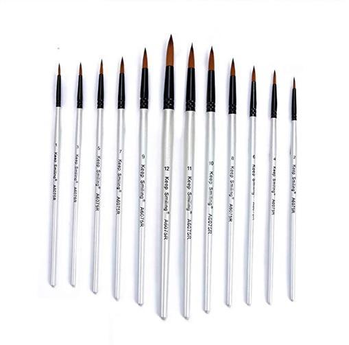 Keep Smiling Professional Fine Tip Paint Brush Sets - thestationerycompany.pk
