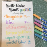 Giotto Turbo Giant Pastel Color Markers Set Of 6