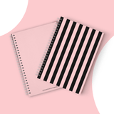 Lined Design Cover Spiral Notebook