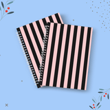 Lined Design Cover Spiral Notebook