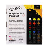Mont Marte Signature Acrylic Colour Paint 36ml Set Of 18 Pcs